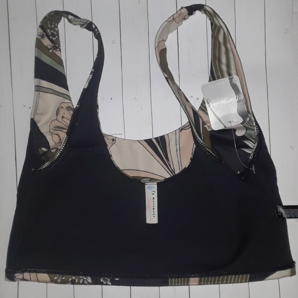 Final Sale! Free People Wave Crush Sports Bra Black Combo S - Picture 8 of 12